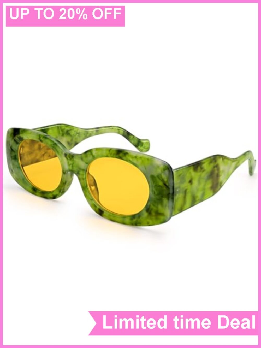 Rectangle Sunglasses for Women Men Retro Y2K UV400 Protection Square Frame